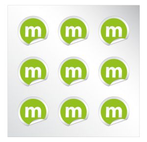 Etichette sigilli a foglio